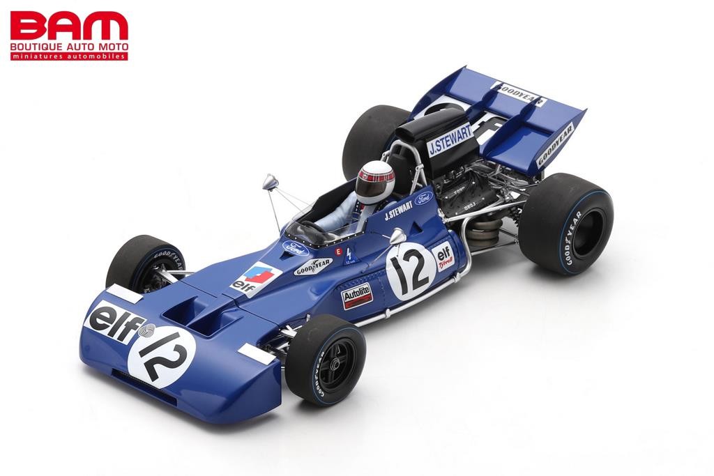 Voiture Miniature de Collection - SPARK - TYRRELL 003 - Vainqueur GP