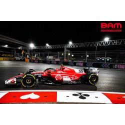 LOOKSMART LSF1050 FERRARI Scuderia SF23 N°55 Scuderia Ferrari -GP Las Vegas 2023 Carlos Sainz (1/43)