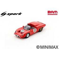 SPARK S8799 ALFA ROMEO 33 N°37 Journées Test Le Mans 1967 1/43