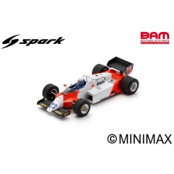 SPARK S8803 ALFA ROMEO 183T N°23 6ème GP Monaco 1983 Mauro Baldi 1/43