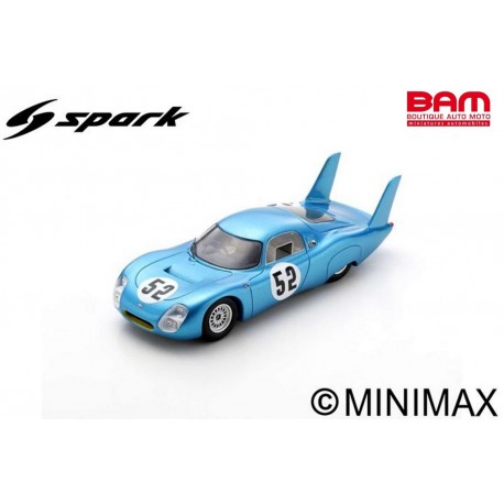 SPARK S4598 CD SP 66 N°52 24H Le Mans 1967 D. Dayan - C. Ballot Lena 1/43