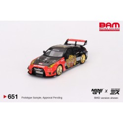 MINI GT MGT00651-R NISSAN 35GT-RR Ver.1 “BARONG” LB-Silhouette WORKS GT 1/64