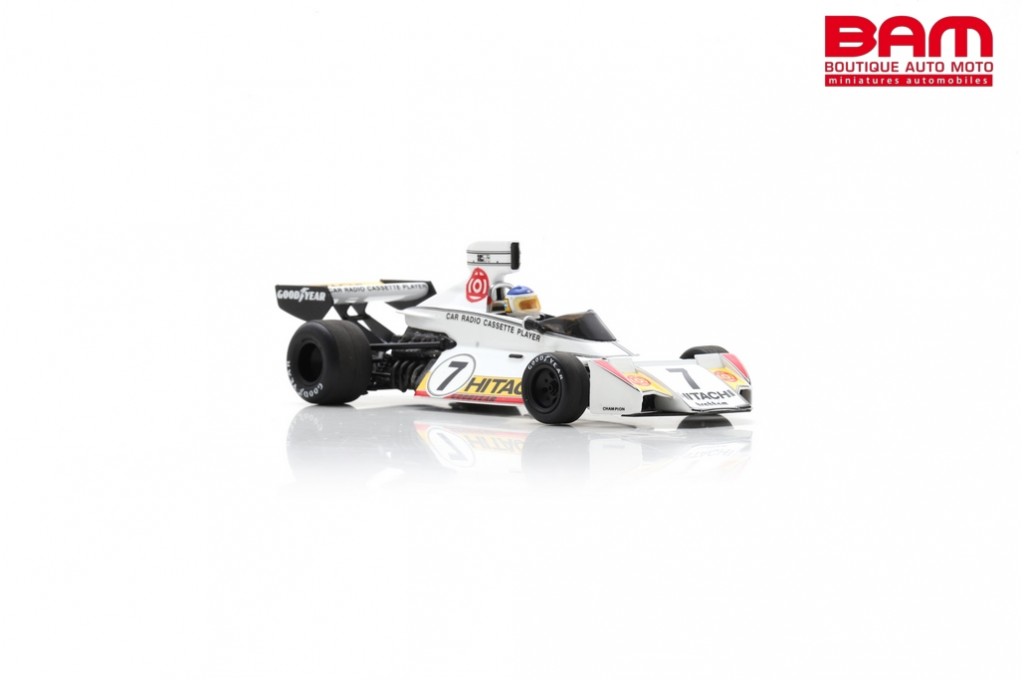 Spark S7428 Brabham BT44 N°7 GP Belgique 1974 – Carlos Reutemann – 1/43 – Prévente