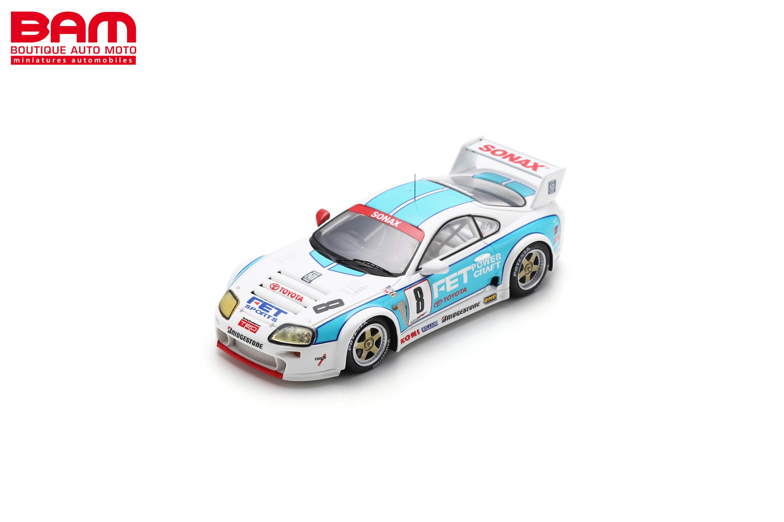SPARKY RACING様　GCraft SPARK SJ155 TOYOTA Supra n°8 FET SPORTS GT1 JGTC 1995 Naoki