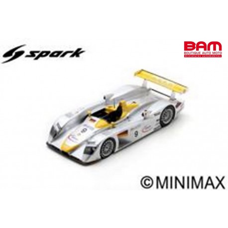 SPARK 18S838 AUDI R8 N°9 2ème 24H Le Mans 2000 S. Ortelli - A. McNish - L. Aïello (1/18)