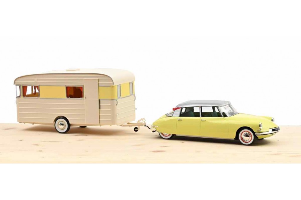 Citroen DS ID 19 1957 Jaune Orange 1/43 - Collection