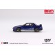 MINI GT MGT00589-R NISSAN Skyline GT-R Top Secret  VR32 Metallic Blue RHD