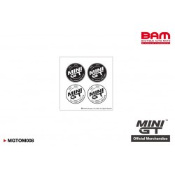 MINI GT MGTOM008 SET MINI STICKERS Logo Mini GT (9.5x9.5cm) )