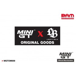 MINI GT MGTOM009 STICKER Logo Mini GT x LB Original Goods (8x19cm) )