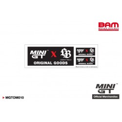 MINI GT MGTOM010 MINI GT x LB Original Goods Sticker Set (6x19cm) )