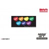 MINI GT MGTOM011 SET STICKERS Colorful Hearts Mini GT (7.3x16cm) )