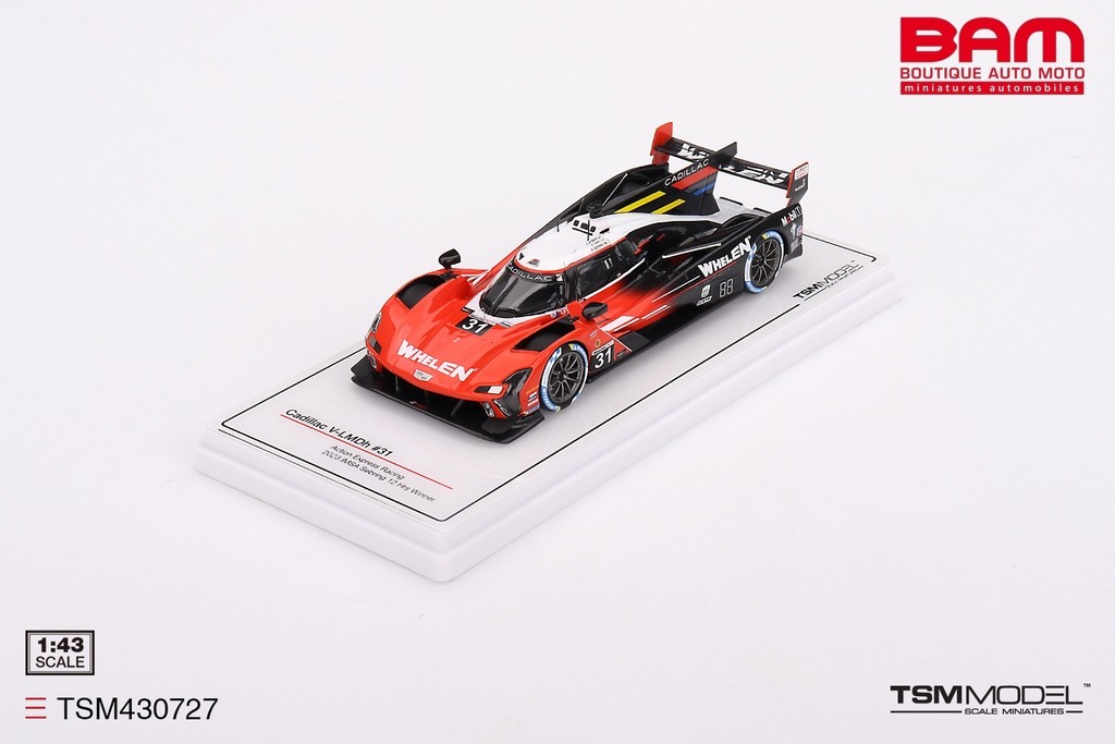 ミニカー　1/43 キャデラック Vシリーズ. R IMSA セブリング12時間 優勝車 2023 ウィレンエンジニアリング・キャデラック・レーシング #31 [TSM430727] キャデラック Vシリーズ. R IMSA セブリング12時間 優勝車 2023