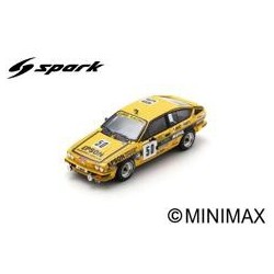 SPARK SB421 ALFA ROMEO GTV6 Epson N°50 24H Spa 1984 F-X. Boucher - "Spiffero" - Maillien (300ex.) (1/43)