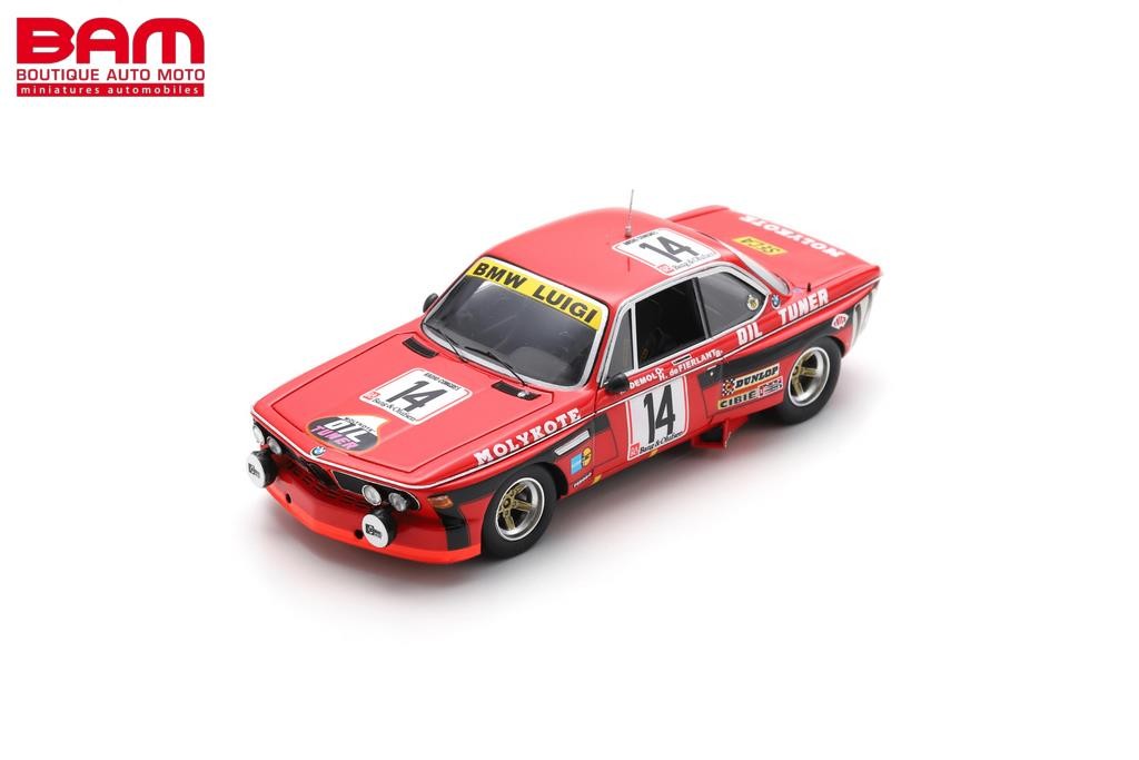 SPARK SB637 BMW 3.0 CSi N°14 10ème 24H Spa 1974 H. de