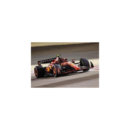 LOOKSMART LSF1056 FERRARI Scuderia SF24 N°55 Scuderia Ferrari 3ème GP Bahrain 2024 Carlos Sainz 1/43