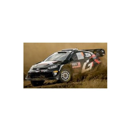 SPARK S6874 TOYOTA GR Yaris Rally1 HYBRID No.18 TOYOTA GAZOO Racing WRT 2nd Rally Safari 2024 T. Katsuta – A.Johnston 1/43