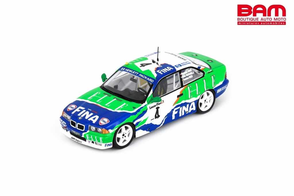 印象のデザイン E30 M3 BMW 100SPA14 SPARK No.4 Fl 1997 Spa 24H Fina BMW レーシングカー
