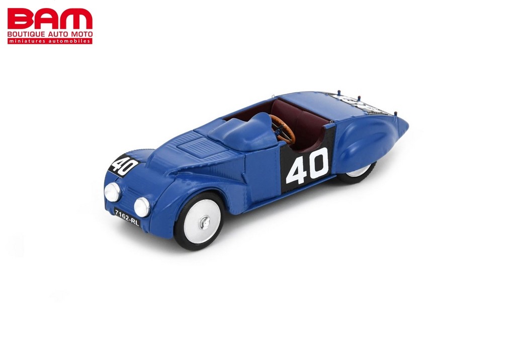 SPARK S8105 CHENARD & WALCKER Tank N°40 24H Le Mans 1937 G. Cottet - C.  Roux (1/43) - Boutique Auto Moto / SPARK