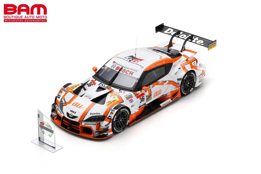 SPARK 18SGT2023 TOYOTA GR Supra N°36 TGR TEAM au TOM'S Champion GT500 SUPER  GT 2023 Sho Tsuboi - Ritomo Miyata 1/18 - Boutique Auto Moto / SPARK