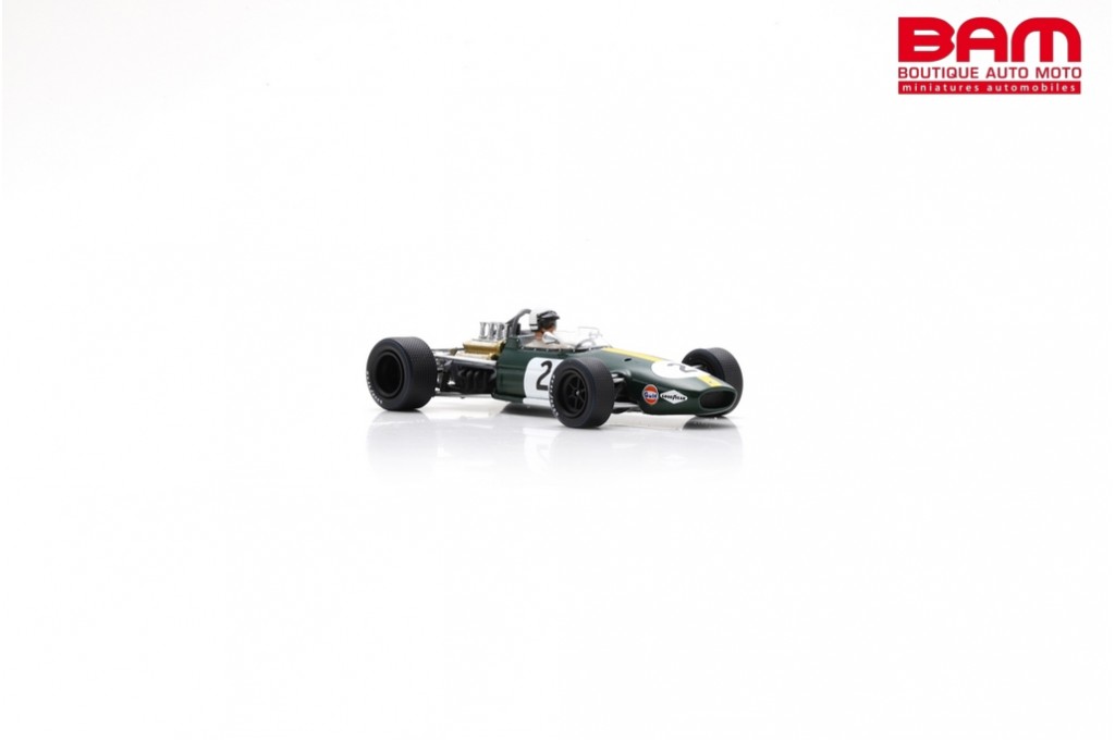 Samlarbil - SPARK - BRABHAM BT26 - Monaco GP 1968 - Grön / Gul - 1/43
