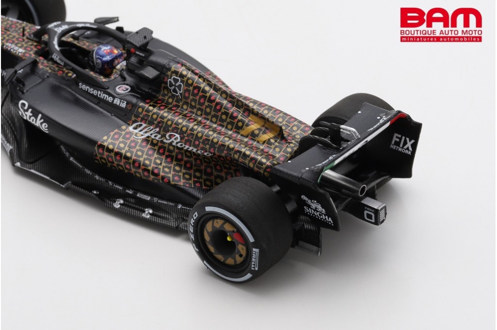 Miniature Spark 1/43 – Alfa Romeo F1 Stake C43 – Valtteri Bottas N°77 – Prévente