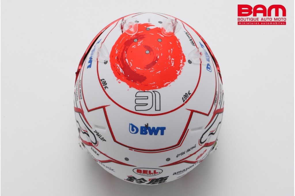 SPARK 1/5 - Casque Esteban OCON - Japan GP 2023 5HF126