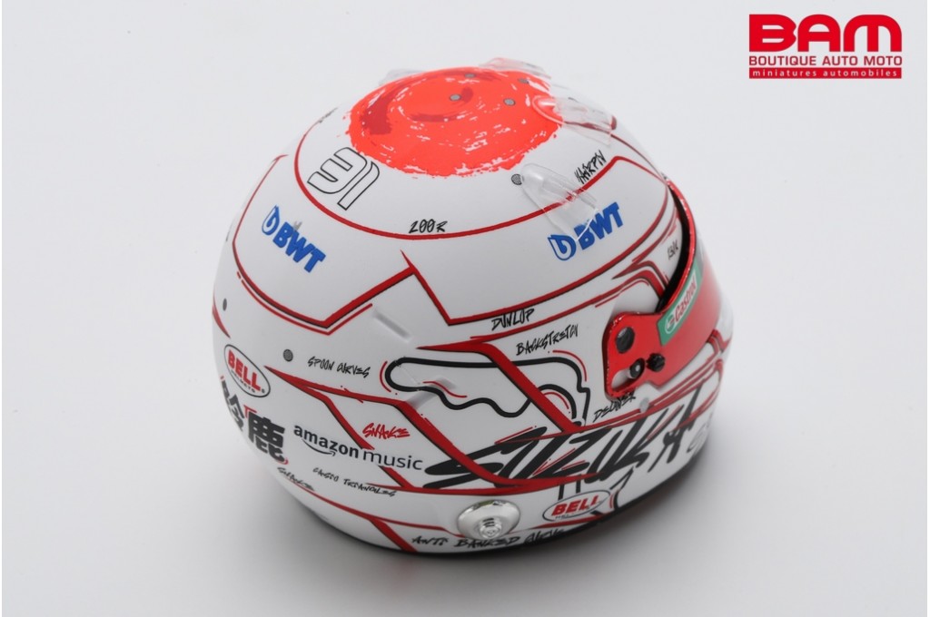 Spark 1:5 E. Ocon BWT Alpine F1 Team #31 Azerbaïdjan GP Formule 1 2023 Casque 5hf131