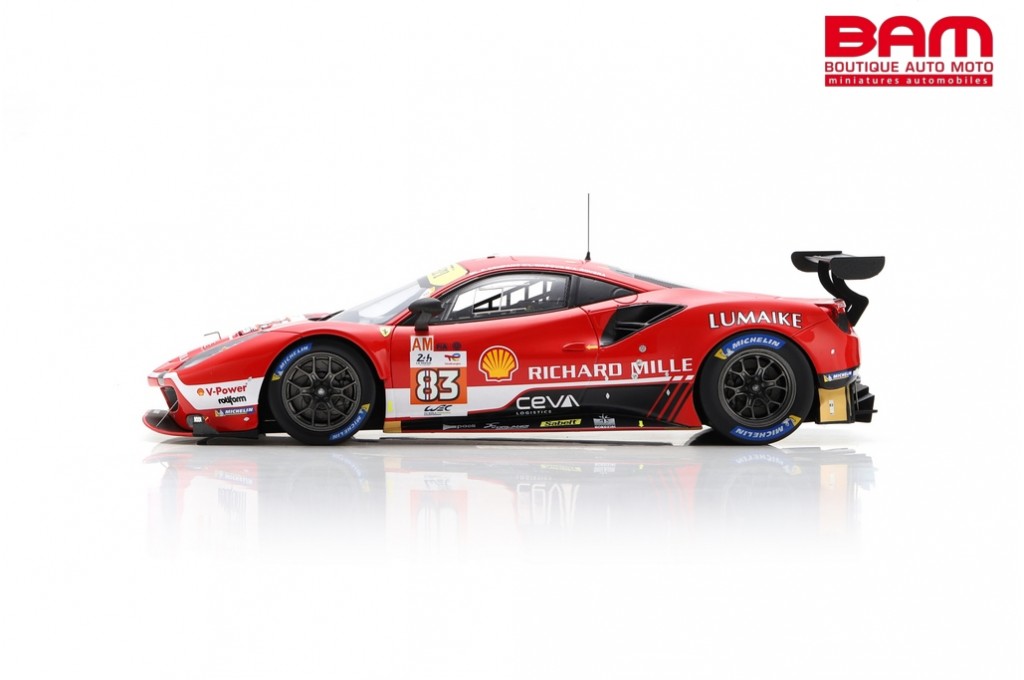 Modellino in miniatura Ferrari 488 1/43 Look Smart GTE EVO No.54 AF Corse 24h Le