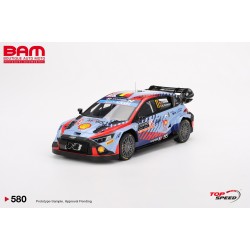 TOP SPEED TS0580 HYUNDAI i20 N Rally1 Hybrid N°11 Vainqueur Rallye Monte Carlo 2024 T. Neuville - M. Wydaeghe (1/18)