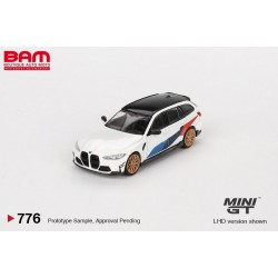MINI GT MGT00776-L BMW M3 Touring (G81) M Performance Alpine White 2023 LHD (1/64)