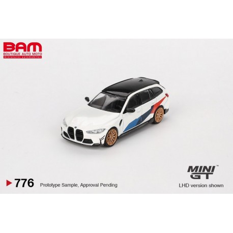 MINI GT 1/64 BMW M3 M Performance Touring - Bianco Alpino - Modello Diecast MGT00776