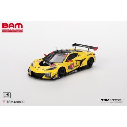 TRUESCALE TSM430802 CHEVROLET Corvette Z06 GT3.R N°3 Corvette Racing by Pratt Miller Motorsports IMSA 24H Daytona 2024 (1/43)