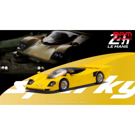 SPARK YO64010 PORSCHE Dauer 962 Le Mans - yellow (1/64)