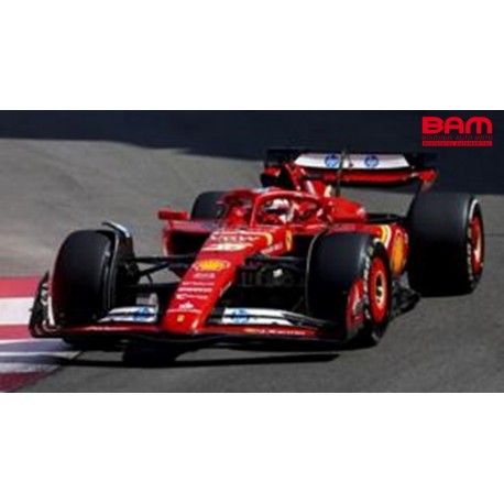 LOOKSMART LS18F1063 FERRARI SF-24 N°16 1ER GP Monaco 2024 Charles Leclerc 1/18