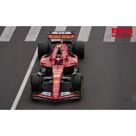 LOOKSMART LS18F1064 FERRARI SF-24 N°55 3ème GP Monaco 2024 Carlos Sainz 1/18