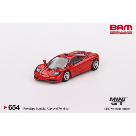 MINI GT MGT00654-L MCLAREN F1 Red (1/64)