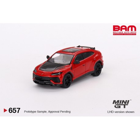 MINI GT MGT00657-L LAMBORGHINI Urus Performante Rosso Mars (1/64)
