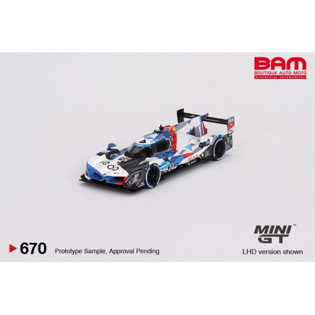 MINI GT MGT00670-L BMW M Hybrid V8 GTP N°24 BMW M Team RLL IMSA 24H Daytona 2023 (1/64)