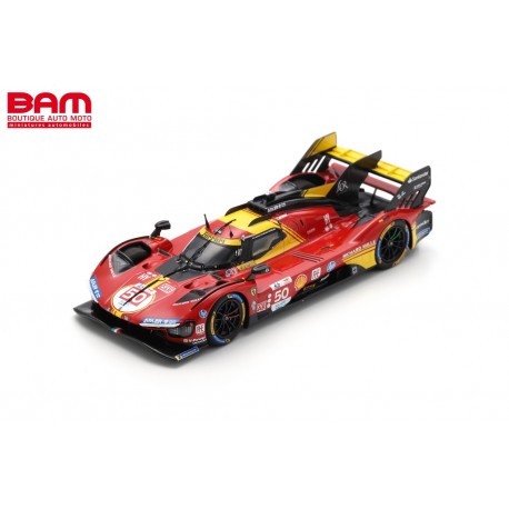 LOOKSMART LSLM182 FERRARI 499P N°50 Ferrari AF Corse Vainqueur 24H Le Mans 2024 A. Fuoco - M. Molina - N. Nielsen 1/43