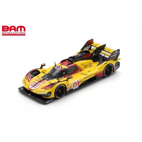 LOOKSMART LSLM184 FERRARI 499P N°83 AF Corse 24H Le Mans 2024 R. Kubica - R. Shwartzman - Y. Ye 1/43