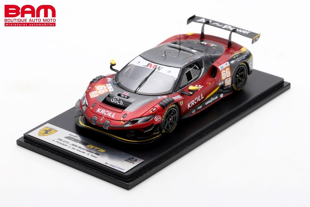 LOOKSMART LSLM188 FERRARI 296 GT3 N°66 JMW Motorsport 24H Le Mans