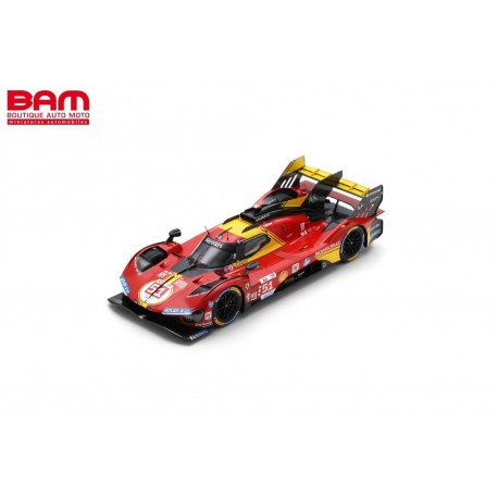 LOOKSMART LS18LM049 FERRRARI 499P N°51 Ferrari AF Corse 3ème 24H Le Mans 2024 A. Pier Guidi - J. Calado - A. Giovinazzi 1/18