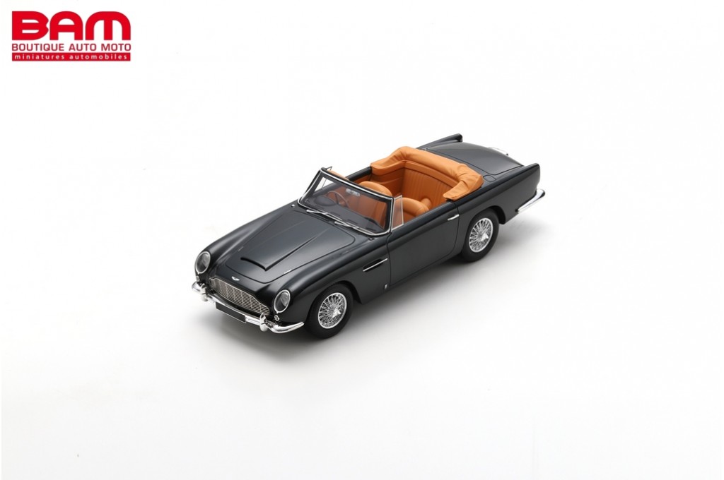 Aston Martin DB5 Convertible 1963 – Schuco 1/18, Noir, Modèle Neuf