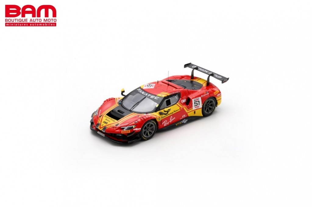 Looksmart UNI-ROBO FERRARI　スーパーGT　2024 Looksmart LSRC184 1/43 UNI-ROBO BLUEGRASS FERRARI No.6 Team LeMans