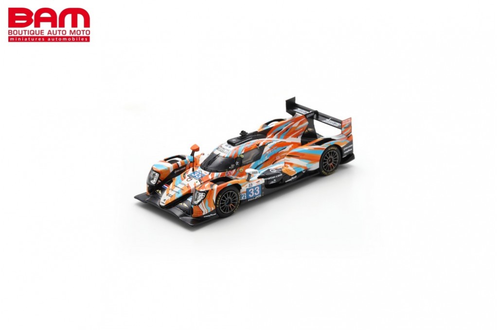 Voiture Spark 1/43 Le Mans 2024 N°33 ORECA 07 - Modèle Résine Orange, Neuf Collector