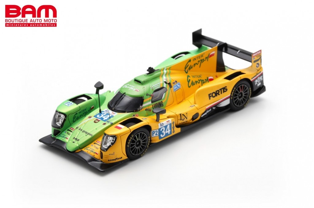 SPARK S9140 ORECA 07 - Gibson N°34 INTER EUROPOL COMPETITION