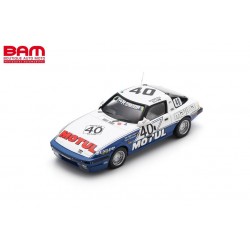SPARK 43SPA1981 MAZDA RX7 N°40 Mazda Motul TWR RT Vainqueur 24H Spa 1981 P. Dieudonne - T. Wlakinshaw 1/43