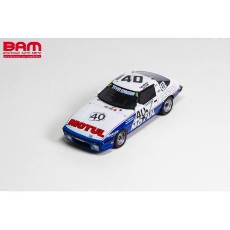 SPARK 43SPA1981 MAZDA RX7 N°40 Mazda Motul TWR RT Vainqueur 24H Spa 1981 P. Dieudonne - T. Wlakinshaw 1/43