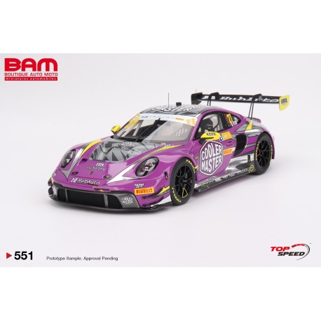 TOP SPEED TS0551 PORSCHE 911 (992) GT3 R N°27 Hubauto Racing 70ème Grand Prix de Macau 2023 Kévin Estre 1/18