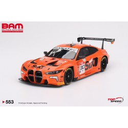 TOP SPEED TS0553 BMW M4 (G82) GT3 N°30 BMW M TEAM WRT IGTC Vainqueur 8H Indianapolis 2023 1/18